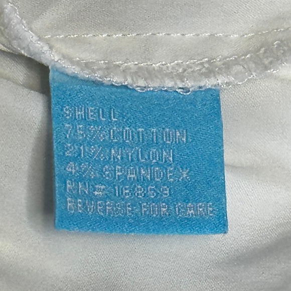 J McLaughlin Off Shoulder Blouse White Size S Tie Sleeve Preppy Coastal - Picture 6 of 6